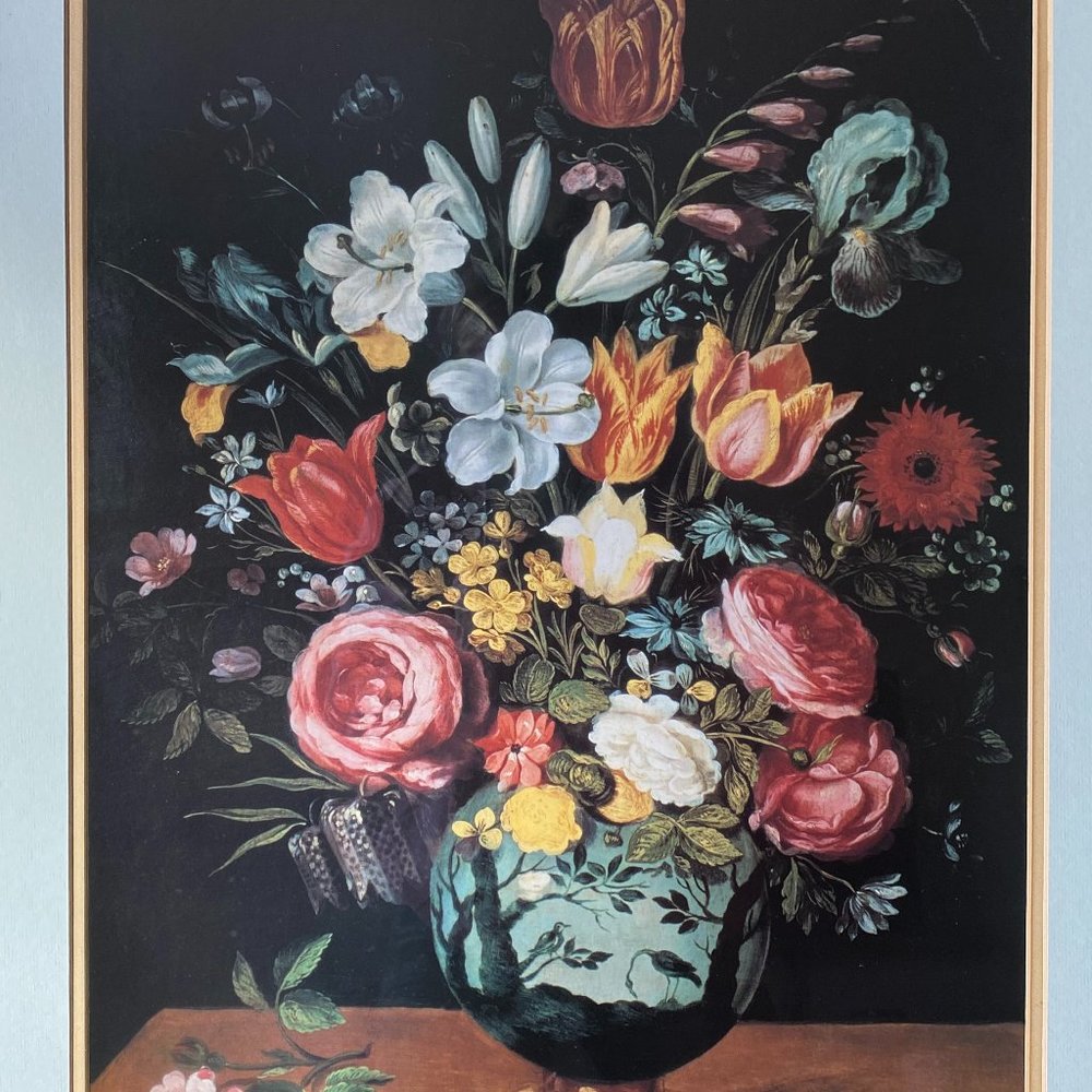 FRAMED FLORAL ARRANGEMENT - Picture 2 of 4